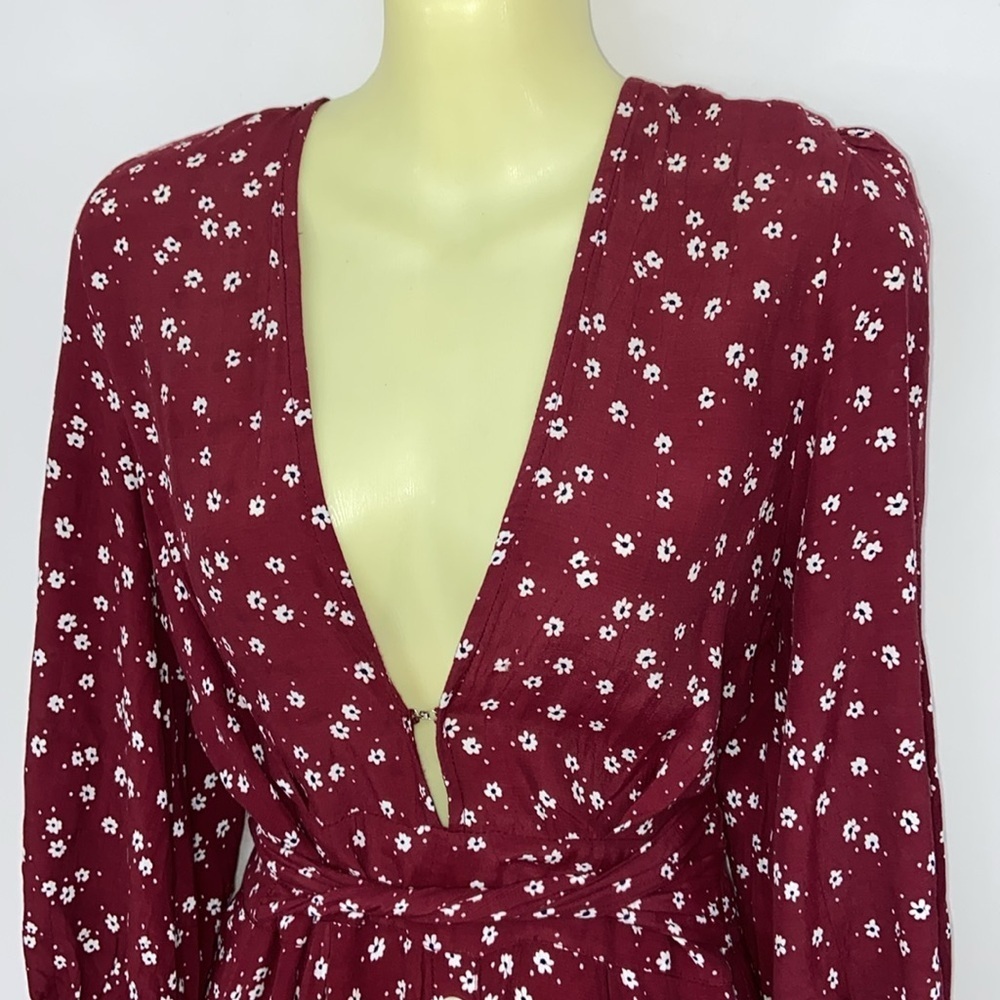 Faithfull The Brand For Anthropologie Dress “Chloe” Fit&Flare Nwot Sz 4 - Picture 2 of 8